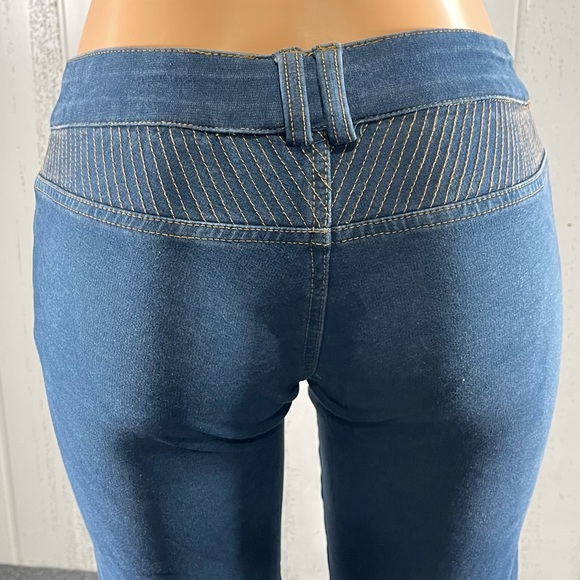 *Jennifer Lopez Women's Crop Straight Leg Denim Jeans Sz 9 - Picture 9 of 11
